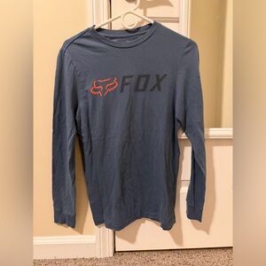 Fox Racing Navy Crewneck Shirt